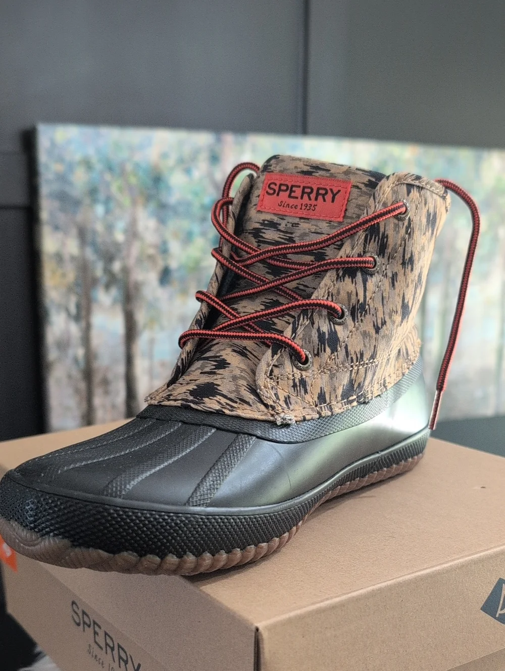 Sperry Men's Breakwater Lu Br Camo/Black Duck Boots